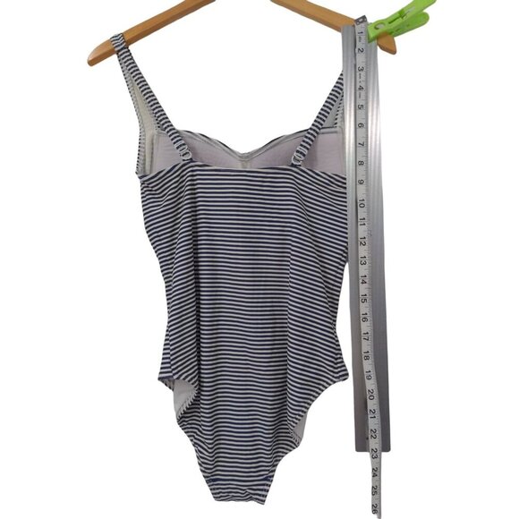 Bond‎ Eye Australia One Piece Swimsuit Womens 6 D/DD Blue White Stripe Ruched - Picture 9 of 10